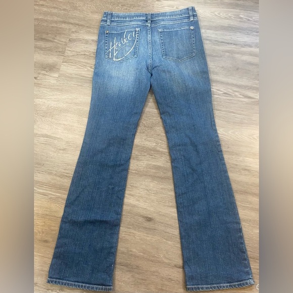 Harley-Davidson Women’s Bootcut Jeans Size 6 Long Medium Wash Stretch Denim - Picture 3 of 11